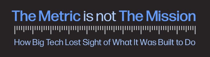 The Metric Is Not The Mission: The End Of The Universal Internet The Metric Is Not The Mission: The End Of The Universal Internet