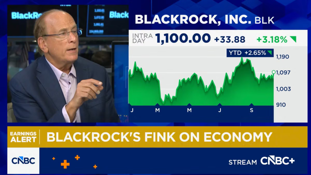 BlackRock’s Larry Fink names a U.S. recession trigger and its tied to AI