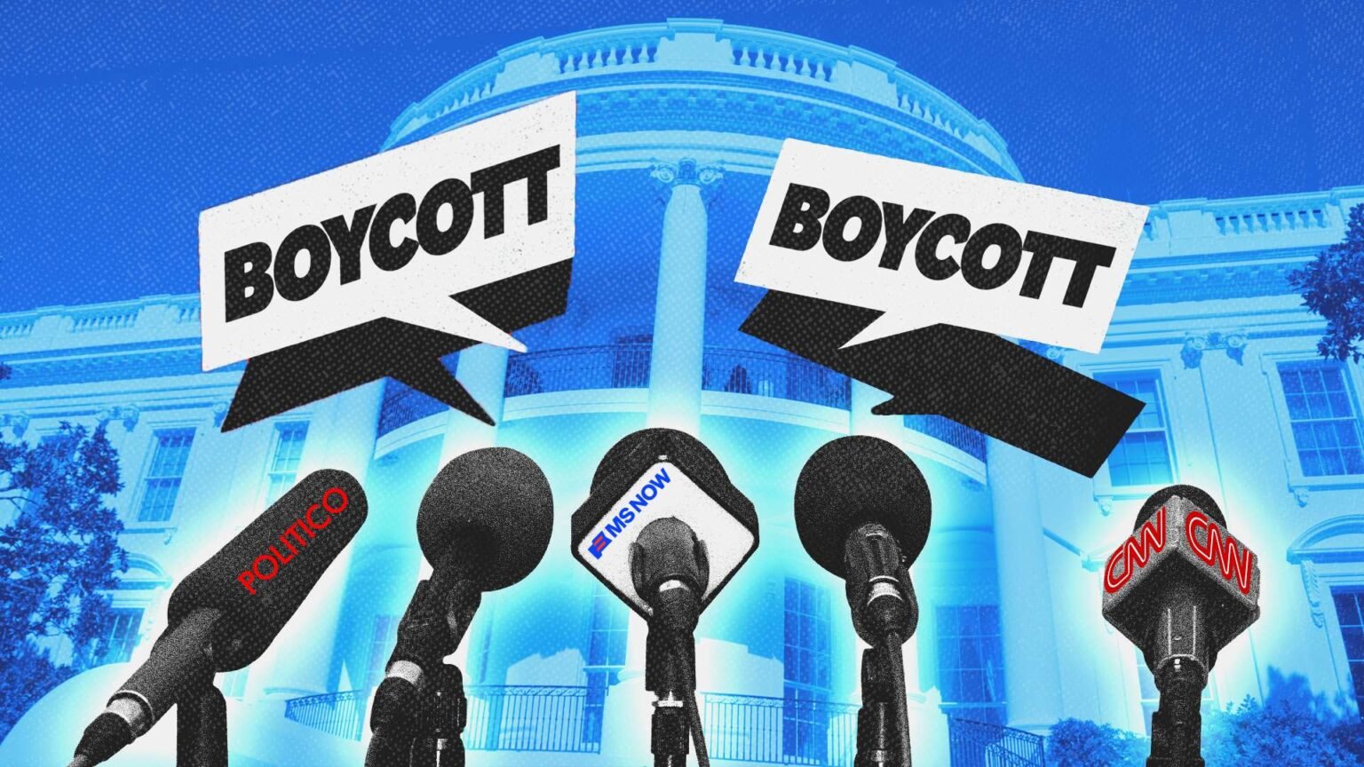 TV Networks Protested Press Bans by Declining To Cover Trump. That Might Have Been Illegal, the DOJ Says. TV Networks Protested Press Bans by Declining To Cover Trump. That Might Have Been Illegal, the DOJ Says.